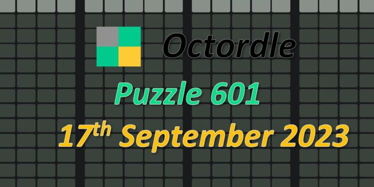 Daily Octordle 601 - September 17th 2023