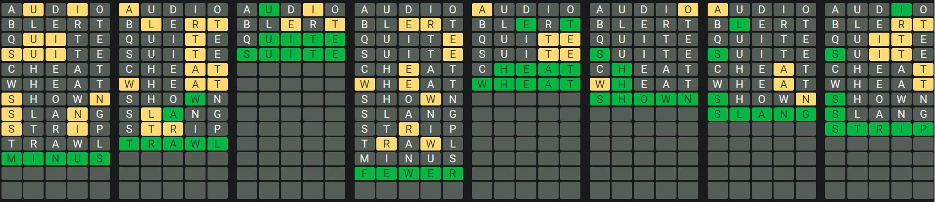 Daily Octordle Answer 602 - September 18th 2023