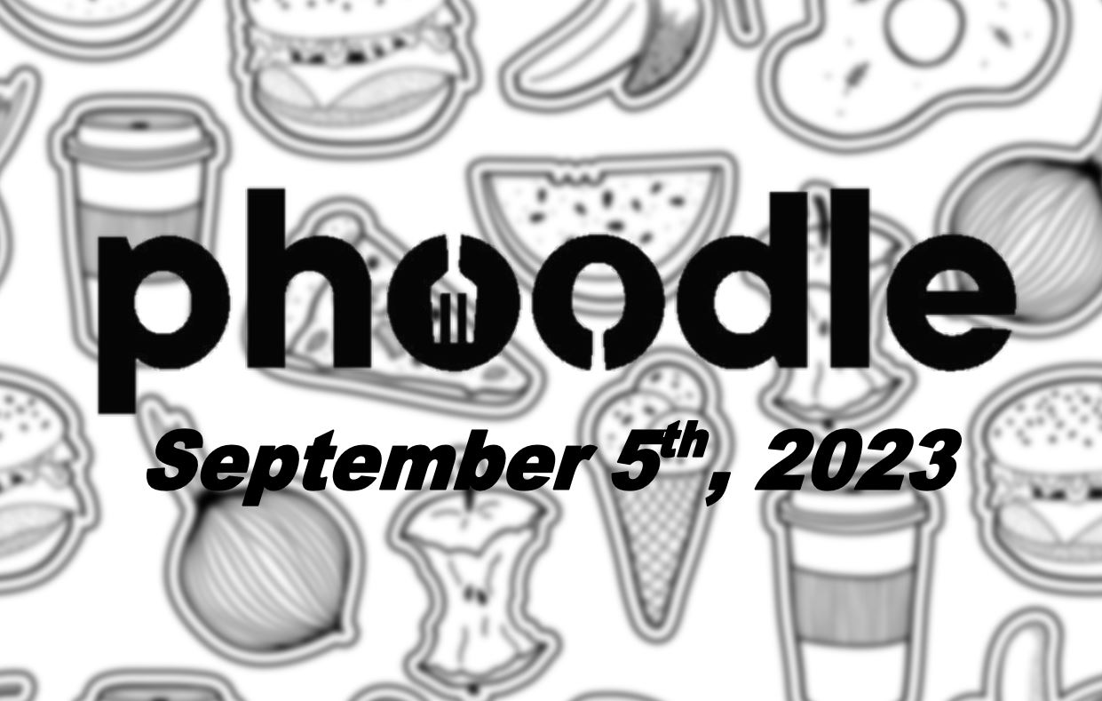 Daily Phoodle - 5th September 2023