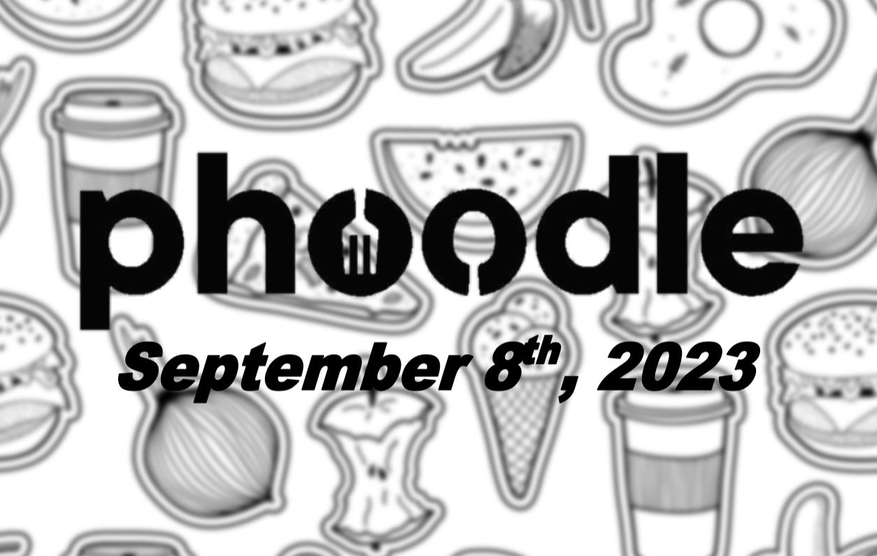 Daily Phoodle - 8th September 2023