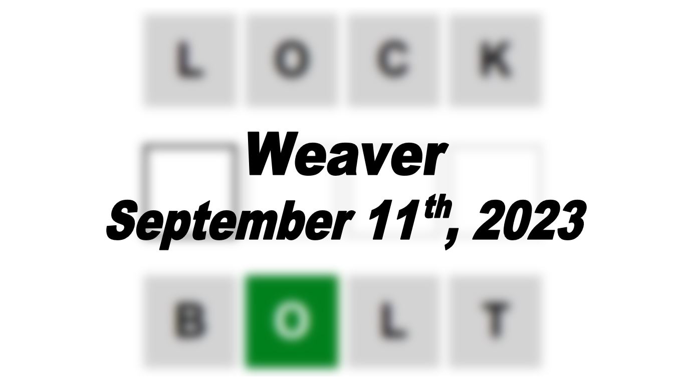 Daily Weaver Answers - 11th September 2023