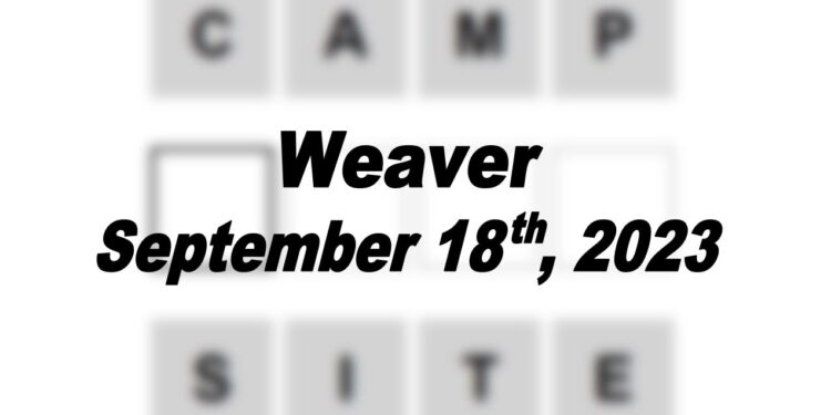 Daily Weaver Answers - 18th September 2023