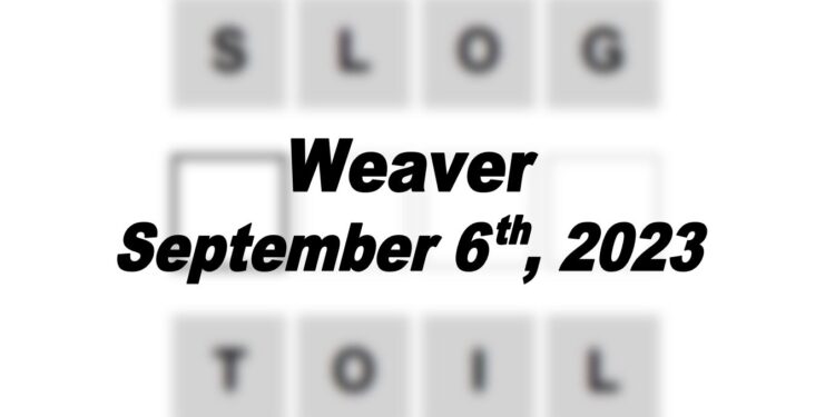 Daily Weaver Answers - 6th September 2023