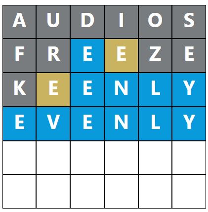 Daily Word Hurdle #1203 Morning Answer - 11th September 2023