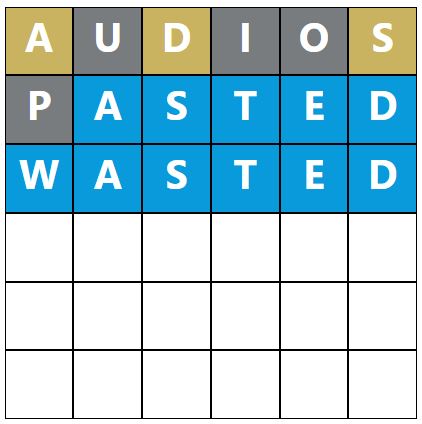Daily Word Hurdle #1204 Afternoon Answer - 11th September 2023