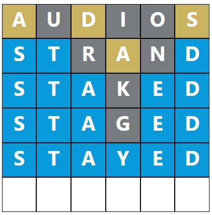Daily Word Hurdle #1210 Afternoon Answer - 14th September 2023