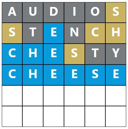 Daily Word Hurdle #1216 Afternoon Answer - 17th September 2023