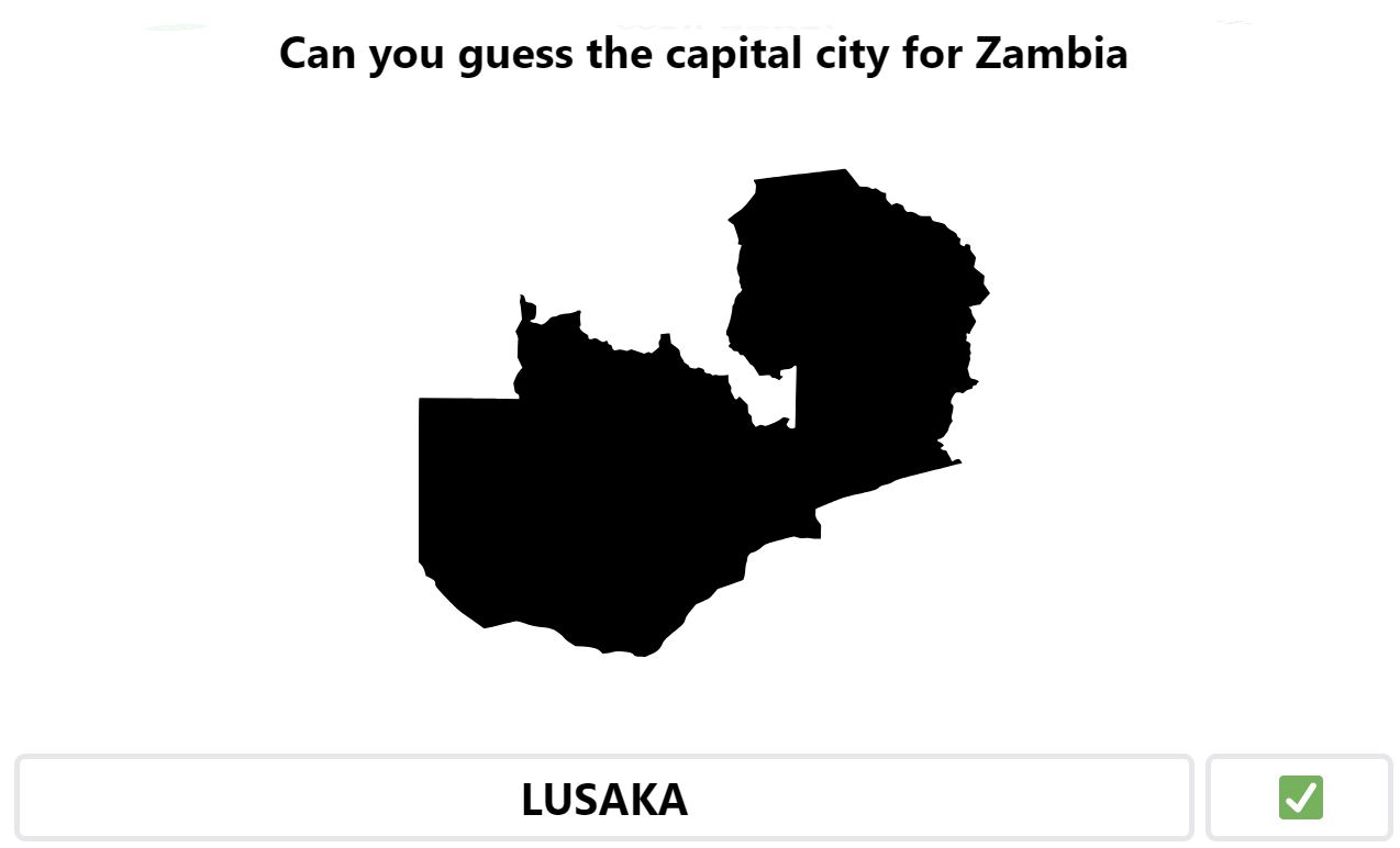 Daily Worldle 605 Bonus Capital City - September 18th 2023