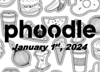 Daily Phoodle - 1st January 2024