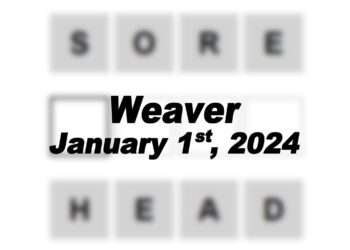 Daily Weaver Answers - 1st January 2024