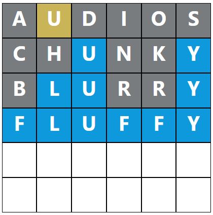 Daily Word Hurdle #1428 Afternoon Answer - 1st January 2024