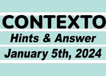 Daily Contexto 473 - January 5th 2024