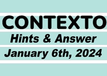 Daily Contexto 474 - January 6th 2024