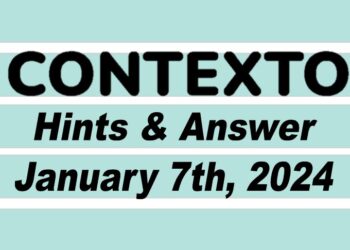 Daily Contexto 475 - January 7th 2024