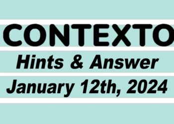 Daily Contexto 480 - January 12th 2024