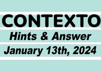 Daily Contexto 482 - January 13th 2024