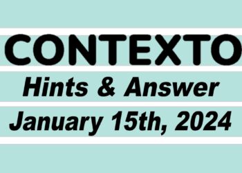 Daily Contexto 484 - January 15th 2024