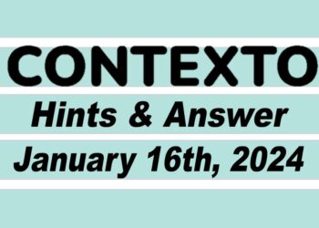 Daily Contexto 485 - January 16th 2024