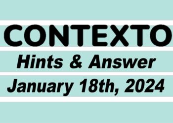 Daily Contexto 487 - January 18th 2024