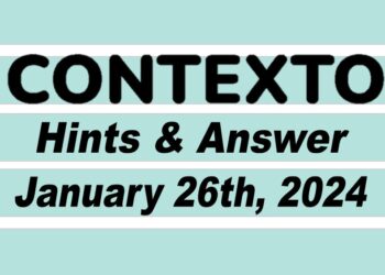 Daily Contexto 495 - January 26th 2024