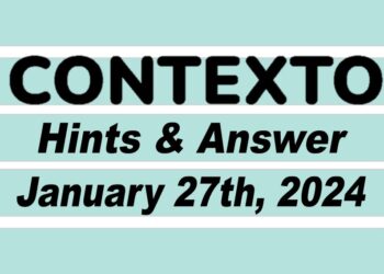 Daily Contexto 496 - January 27th 2024