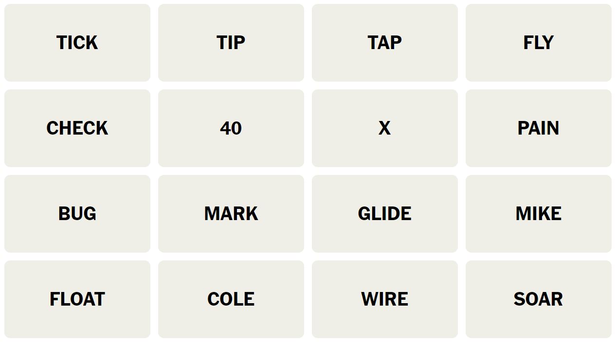 Daily NYT Connections 206 Puzzle - 3rd January 2024
