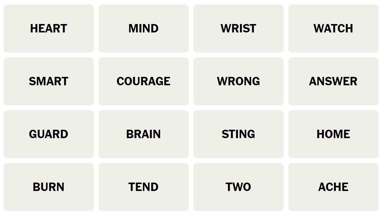 Daily NYT Connections 230 Puzzle - 27th January 2024