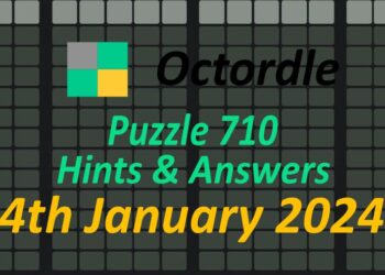 Daily Octordle 710 - January 4th 2024