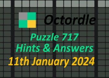 Daily Octordle 717 - January 11th 2024