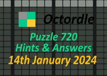 Daily Octordle 720 - January 14th 2024
