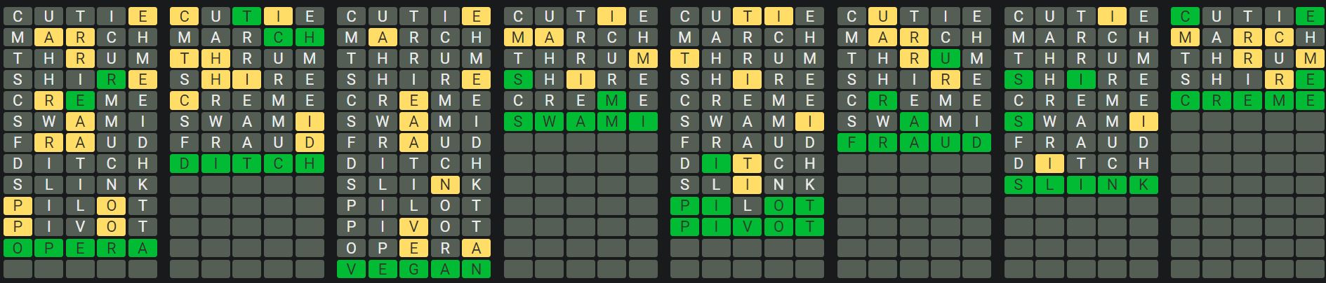 Daily Octordle 729 Rescue Answer - January 23rd 2024