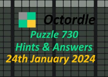 Daily Octordle 730 - January 24th 2024