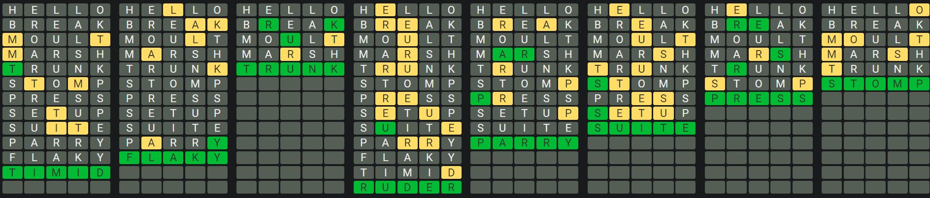 Daily Octordle 731 Rescue Answer - January 25th 2024