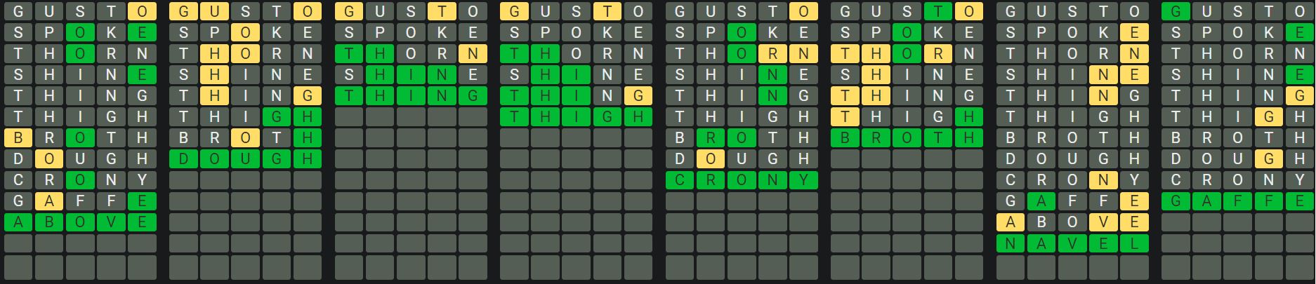Daily Octordle 733 Rescue Answer - January 27th 2024
