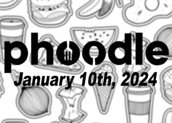 Daily Phoodle - 10th January 2024