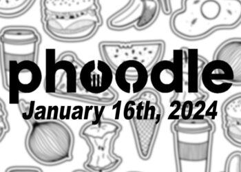 Daily Phoodle - 16th January 2024