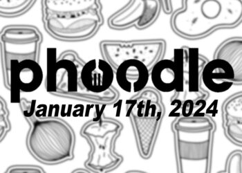 Daily Phoodle - 17th January 2024