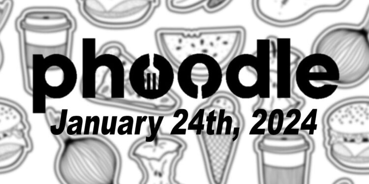Daily Phoodle - 24th January 2024