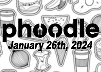 Daily Phoodle - 26th January 2024