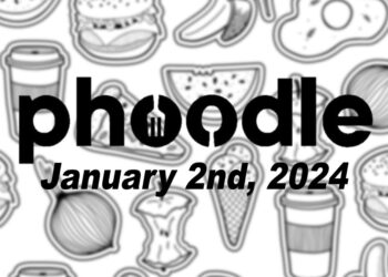 Daily Phoodle - 2nd January 2024