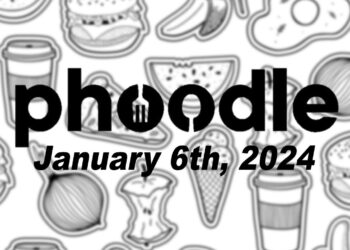 Daily Phoodle - 6th January 2024