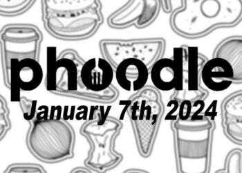 Daily Phoodle - 7th January 2024