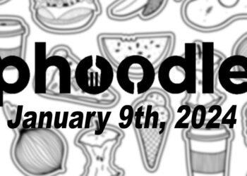 Daily Phoodle - 9th January 2024