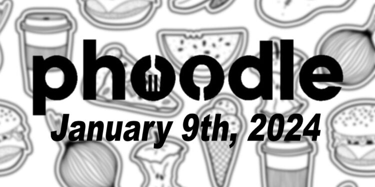 Daily Phoodle - 9th January 2024