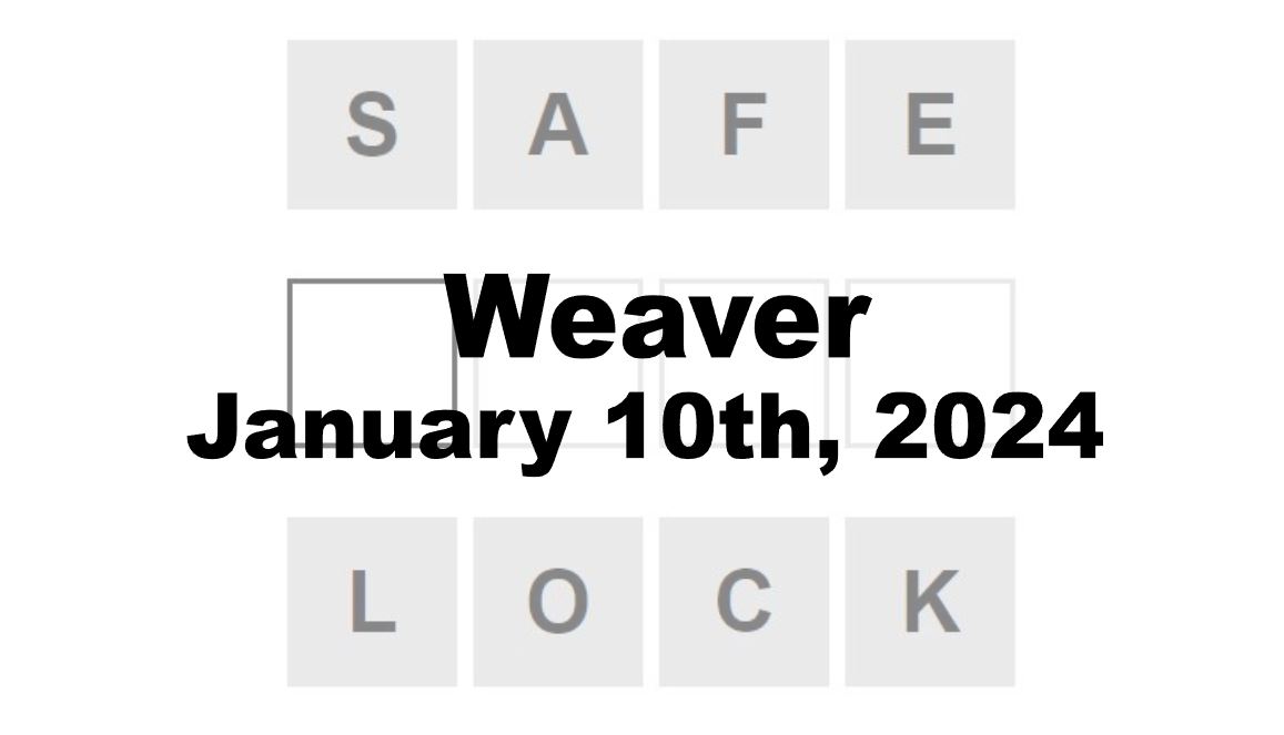 Daily Weaver Answers - 10th January 2024
