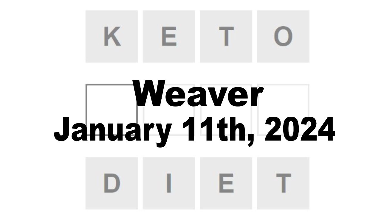 Daily Weaver Answers - 11th January 2024