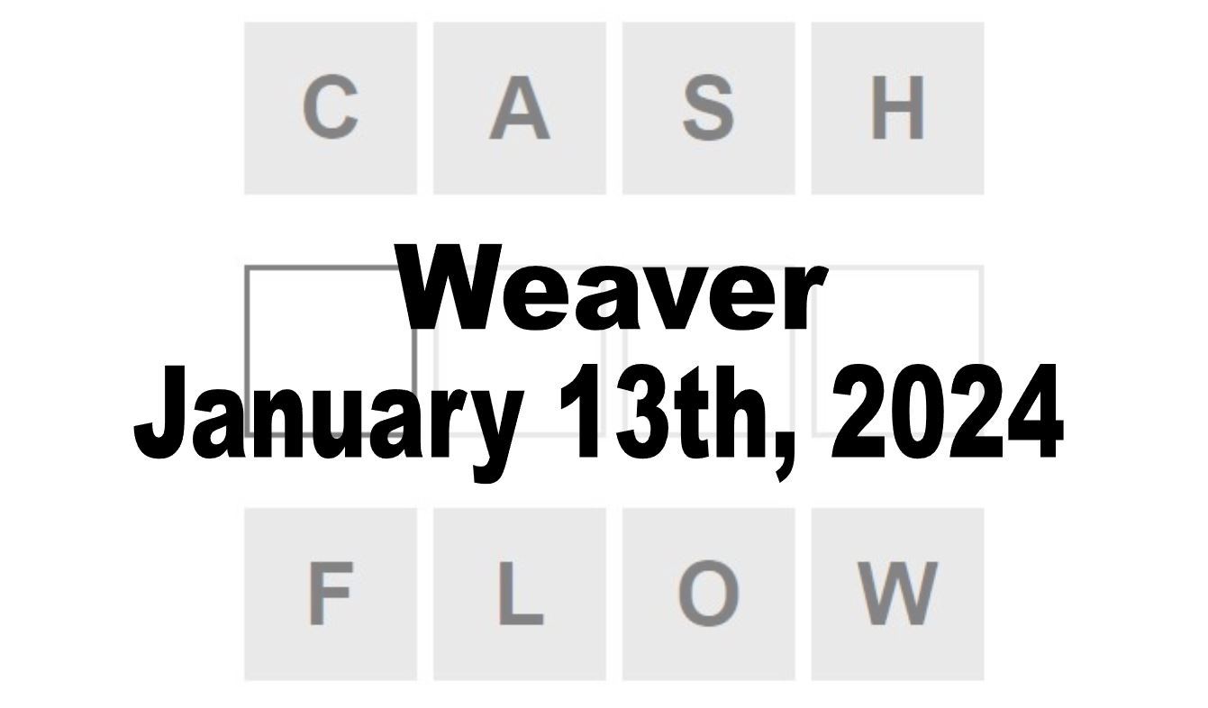 Daily Weaver Answers - 13th January 2024