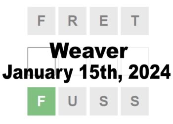 Daily Weaver Answers - 15th January 2024