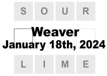 Daily Weaver Answers - 18th January 2024