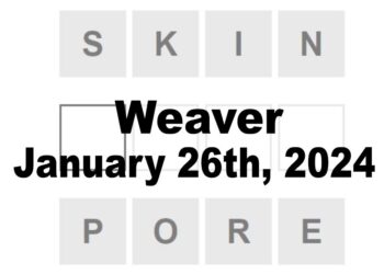 Daily Weaver Answers - 26th January 2024